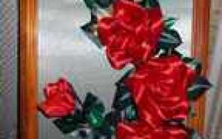 Картины из атласных лент своими руками: мастер-классы по их созданию и вдохновение